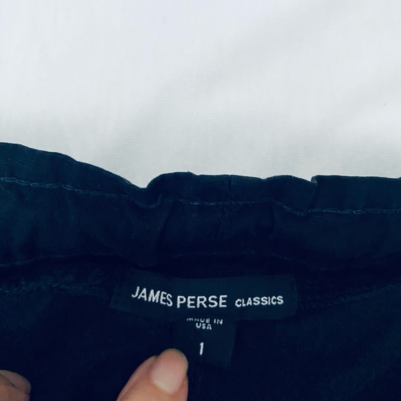James Perse Black Straight Leg Pants - Picture 7 of 10